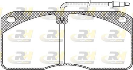 Roadhouse JSX 2278.40 - Гальмівні колодки, дискові гальма autozip.com.ua