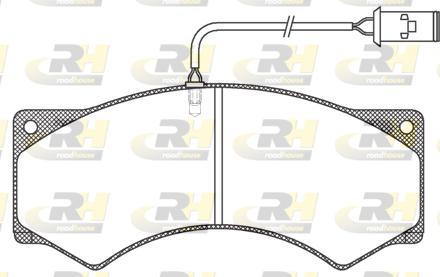 Roadhouse JSX 2277.41 - Гальмівні колодки, дискові гальма autozip.com.ua