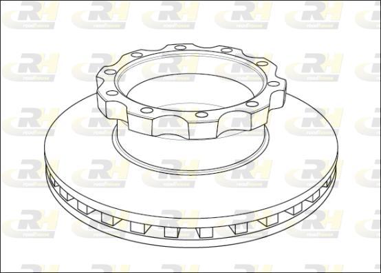 Roadhouse NSX1045.20 - Гальмівний диск autozip.com.ua