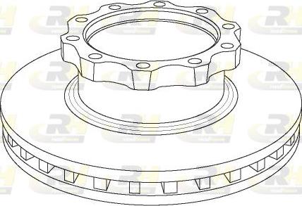 Roadhouse NSX1042.20 - Гальмівний диск autozip.com.ua