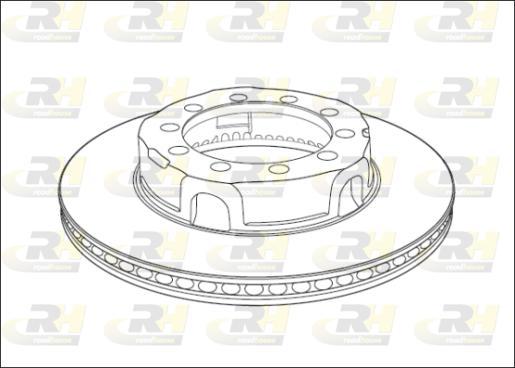 Roadhouse NSX1017.20 - Гальмівний диск autozip.com.ua