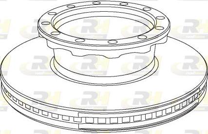 Roadhouse NSX1029.20 - Гальмівний диск autozip.com.ua