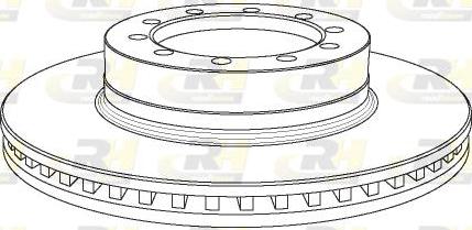 Roadhouse NSX1071.20 - Гальмівний диск autozip.com.ua