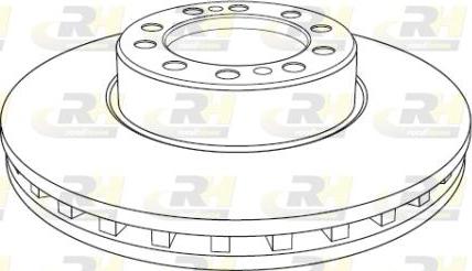 Roadhouse NSX1193.20 - Гальмівний диск autozip.com.ua