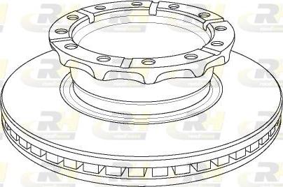 Roadhouse NSX1158.20 - Гальмівний диск autozip.com.ua