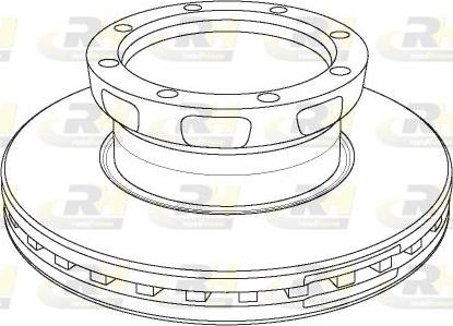 Roadhouse NSX1108.20 - Гальмівний диск autozip.com.ua