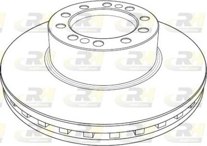 Roadhouse NSX1184.20 - Гальмівний диск autozip.com.ua