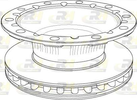 Roadhouse NSX1170.20 - Гальмівний диск autozip.com.ua