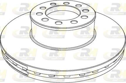 Roadhouse NSX1173.20 - Гальмівний диск autozip.com.ua