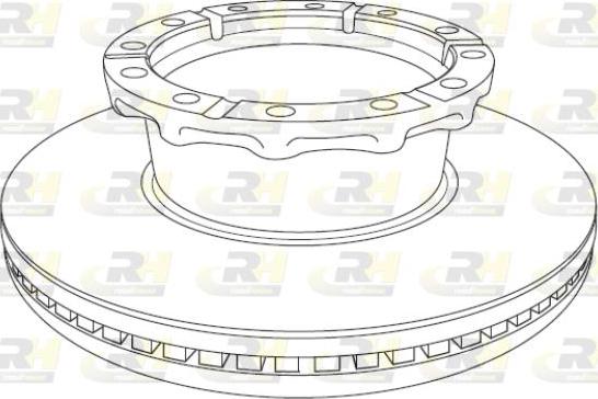 Roadhouse NSX1240.20 - Гальмівний диск autozip.com.ua