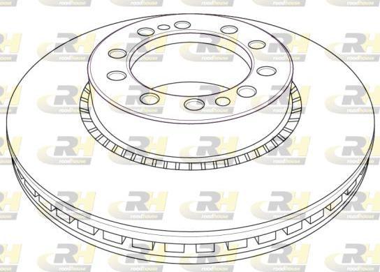 Roadhouse NSX1208.20 - Гальмівний диск autozip.com.ua