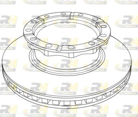 Roadhouse NSX1222.20 - Гальмівний диск autozip.com.ua