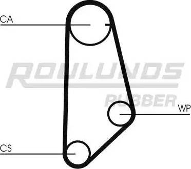 Roulunds Rubber RR1369 - Ремінь ГРМ autozip.com.ua