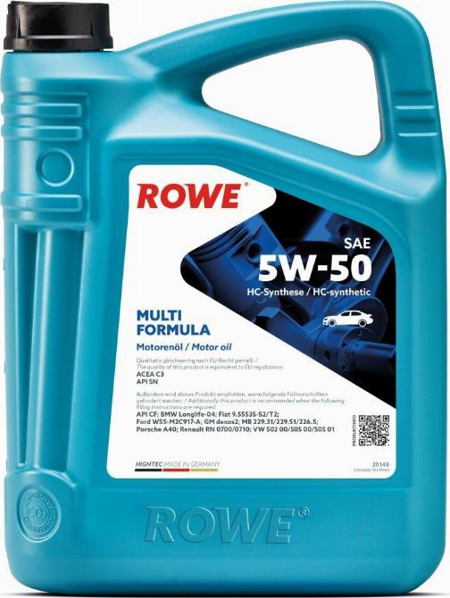 ROWE 20148 - Моторна олива autozip.com.ua