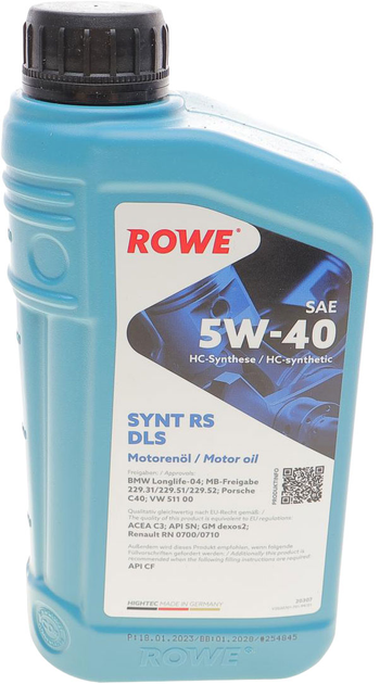 ROWE 20307 - Моторна олива autozip.com.ua