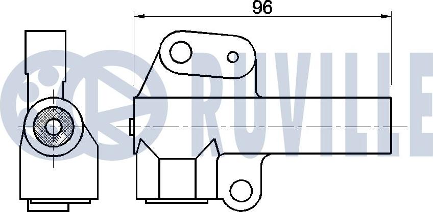 Ruville 542439 - Успокоитель, зубчастий ремінь autozip.com.ua