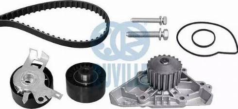 Ruville 55949703 - Водяний насос + комплект зубчатого ременя autozip.com.ua