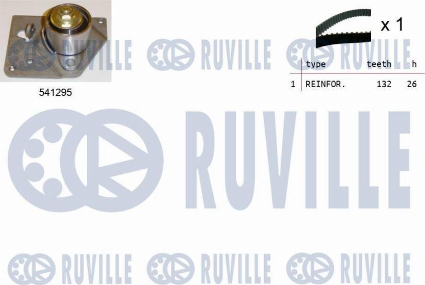 Ruville 550113 - Комплект ременя ГРМ autozip.com.ua