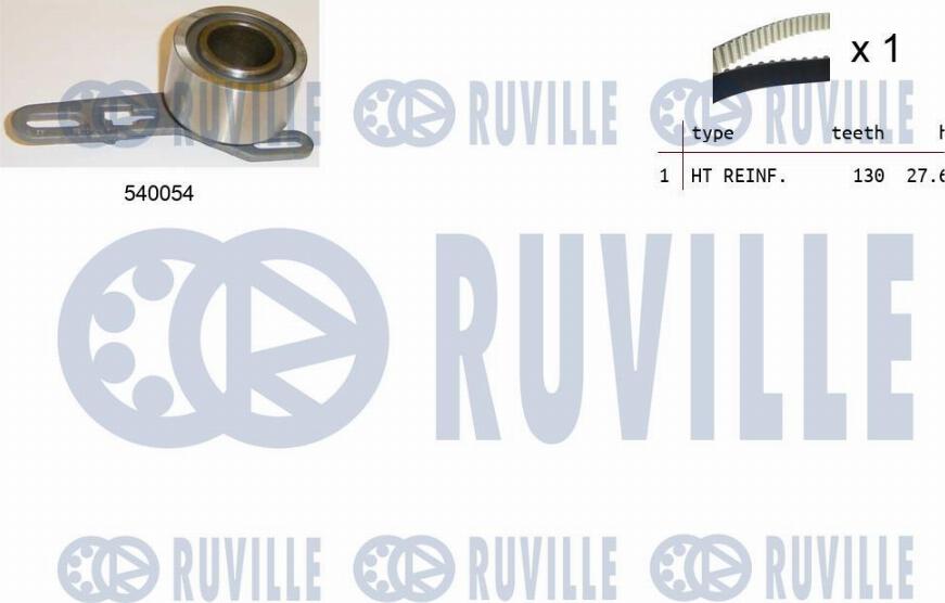 Ruville 550371 - Комплект ременя ГРМ autozip.com.ua