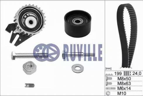 Ruville 5603671 - Комплект ременя ГРМ autozip.com.ua