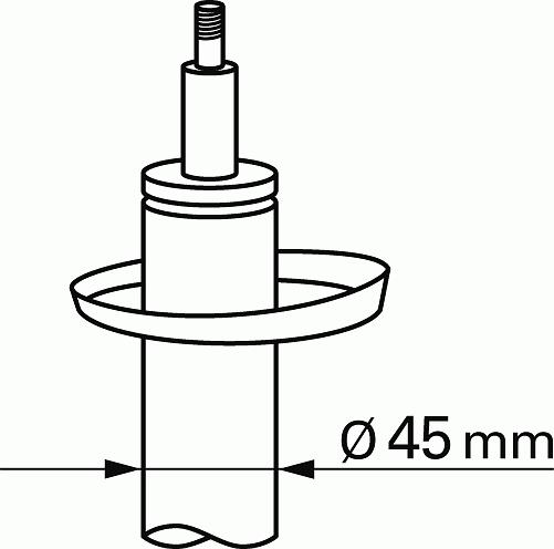 SACHS 100 572 - Амортизатор autozip.com.ua