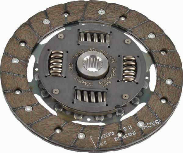 SACHS 1878 006 114 - Диск зчеплення autozip.com.ua