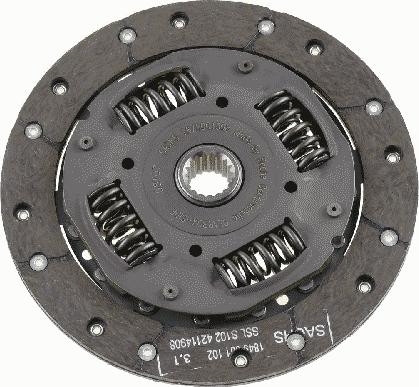 SACHS 1878 001 508 - Диск зчеплення autozip.com.ua