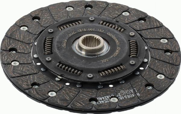 SACHS 1878 001 193 - Диск зчеплення autozip.com.ua