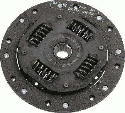 SACHS 1878 003 644 - Диск зчеплення autozip.com.ua