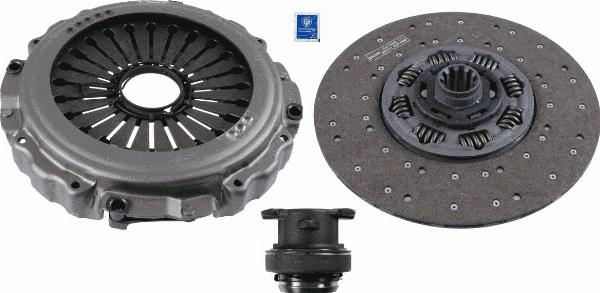SACHS 3 400 084 031 - Комплект зчеплення autozip.com.ua