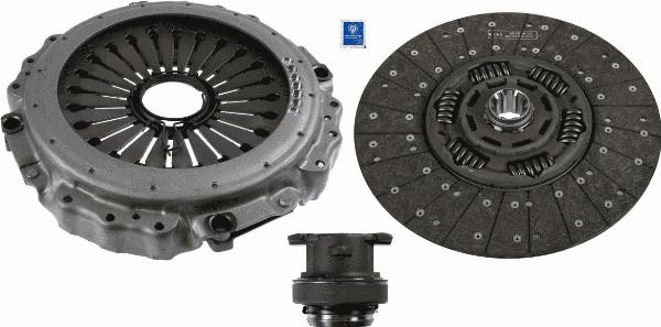 SACHS 3 400 117 801 - Комплект зчеплення autozip.com.ua