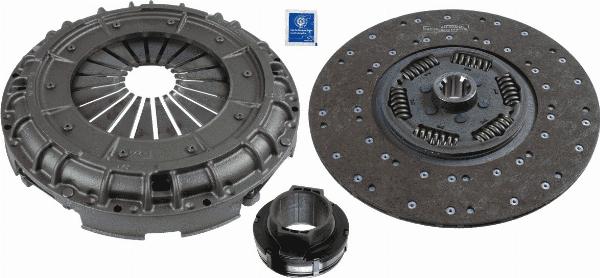 SACHS 3 400 125 701 - Комплект зчеплення autozip.com.ua