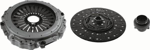 SACHS 3 400 122 101 - Комплект зчеплення autozip.com.ua