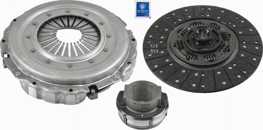 SACHS 3400 700 490 - Комплект зчеплення autozip.com.ua