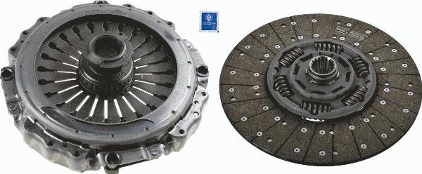 SACHS 3 400 700 446 - Комплект зчеплення autozip.com.ua
