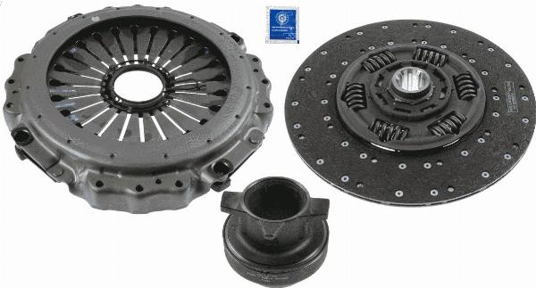 SACHS 3 400 700 460 - Комплект зчеплення autozip.com.ua