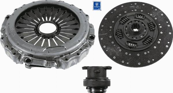 SACHS 3 400 700 461 - Комплект зчеплення autozip.com.ua
