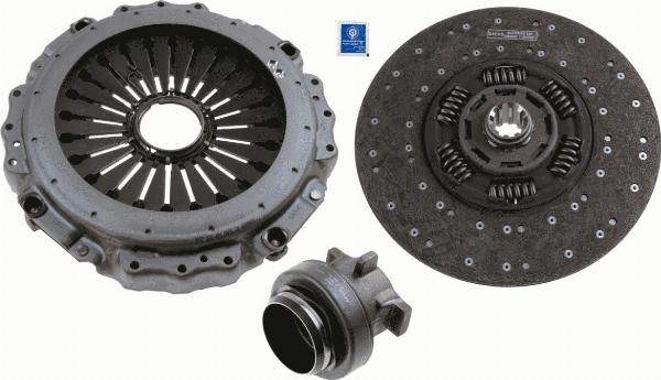 SACHS 3400 700 467 - Комплект зчеплення autozip.com.ua