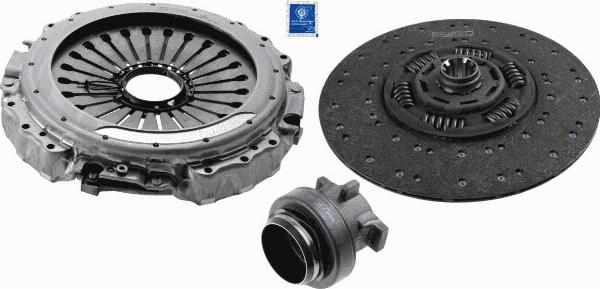 SACHS 3400 700 522 - Комплект зчеплення autozip.com.ua