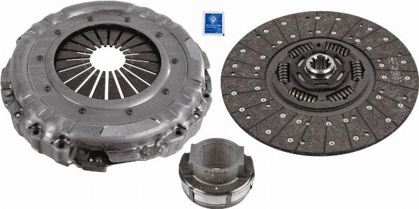 SACHS 3400 700 652 - Комплект зчеплення autozip.com.ua