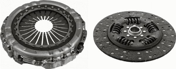 SACHS 3400 700 601 - Комплект зчеплення autozip.com.ua