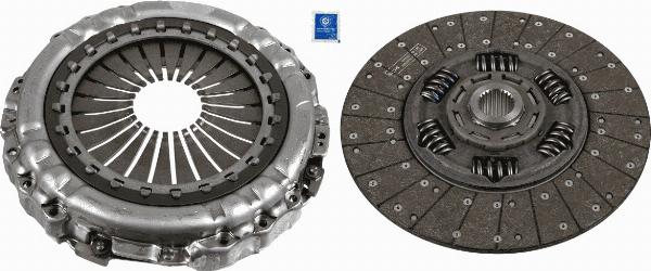 SACHS 3400 700 618 - Комплект зчеплення autozip.com.ua