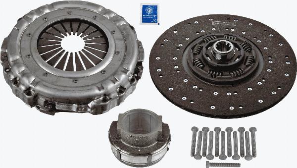 SACHS 3400 700 622 - Комплект зчеплення autozip.com.ua