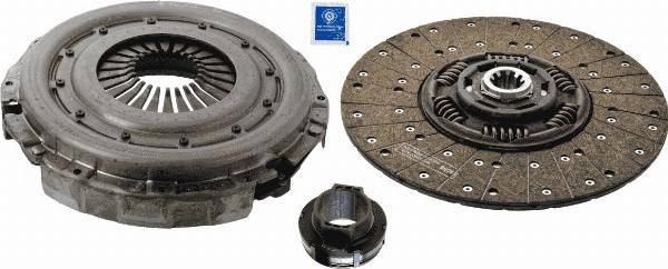 SACHS 3 400 700 353 - Комплект зчеплення autozip.com.ua