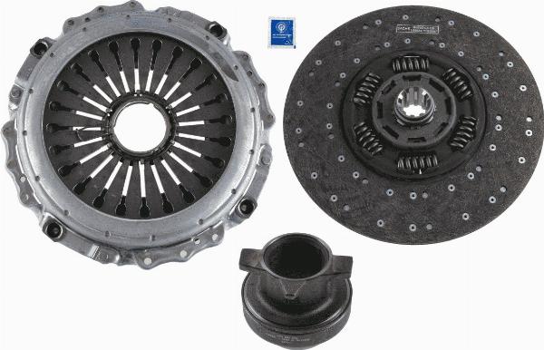 SACHS 3 400 700 361 - Комплект зчеплення autozip.com.ua