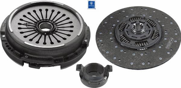 SACHS 3 400 700 327 - Комплект зчеплення autozip.com.ua