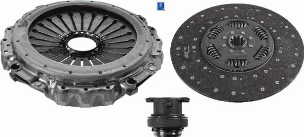 SACHS 3400 700 378 - Комплект зчеплення autozip.com.ua