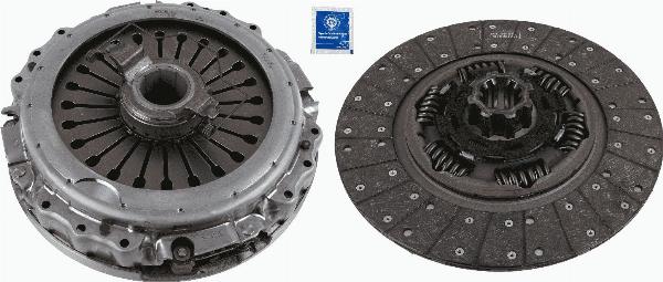 SACHS 3400 700 703 - Комплект зчеплення autozip.com.ua