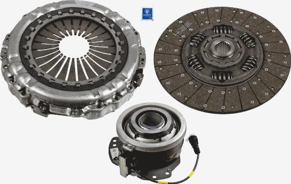 SACHS 3400 710 066 - Комплект зчеплення autozip.com.ua