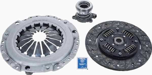 SACHS 3000 990 289 - Комплект зчеплення autozip.com.ua